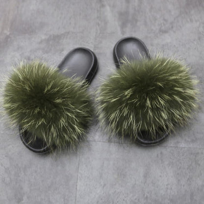 Tiosebon Fur Slippers - KOC