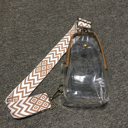 Preorder-Ladies Transparent PVC Chest Bag