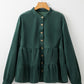 Retro Corduroy Buttoned Shirt