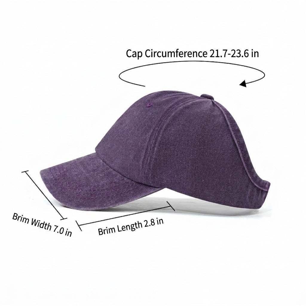 Vintage Washed Cotton Baseball Cap