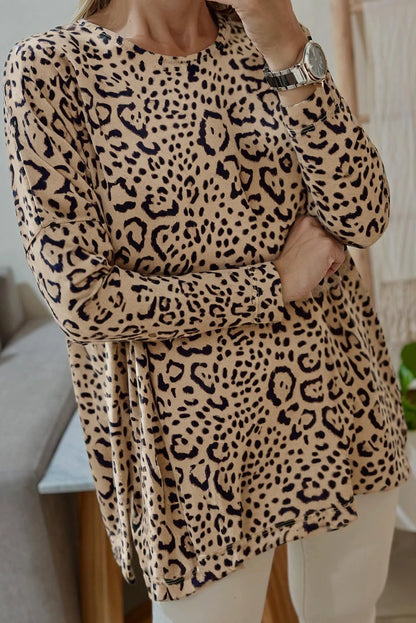Long Batwing Sleeve Loose Top
