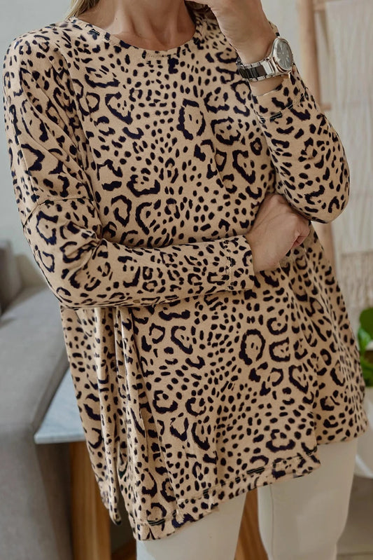 Long Batwing Sleeve Loose Top
