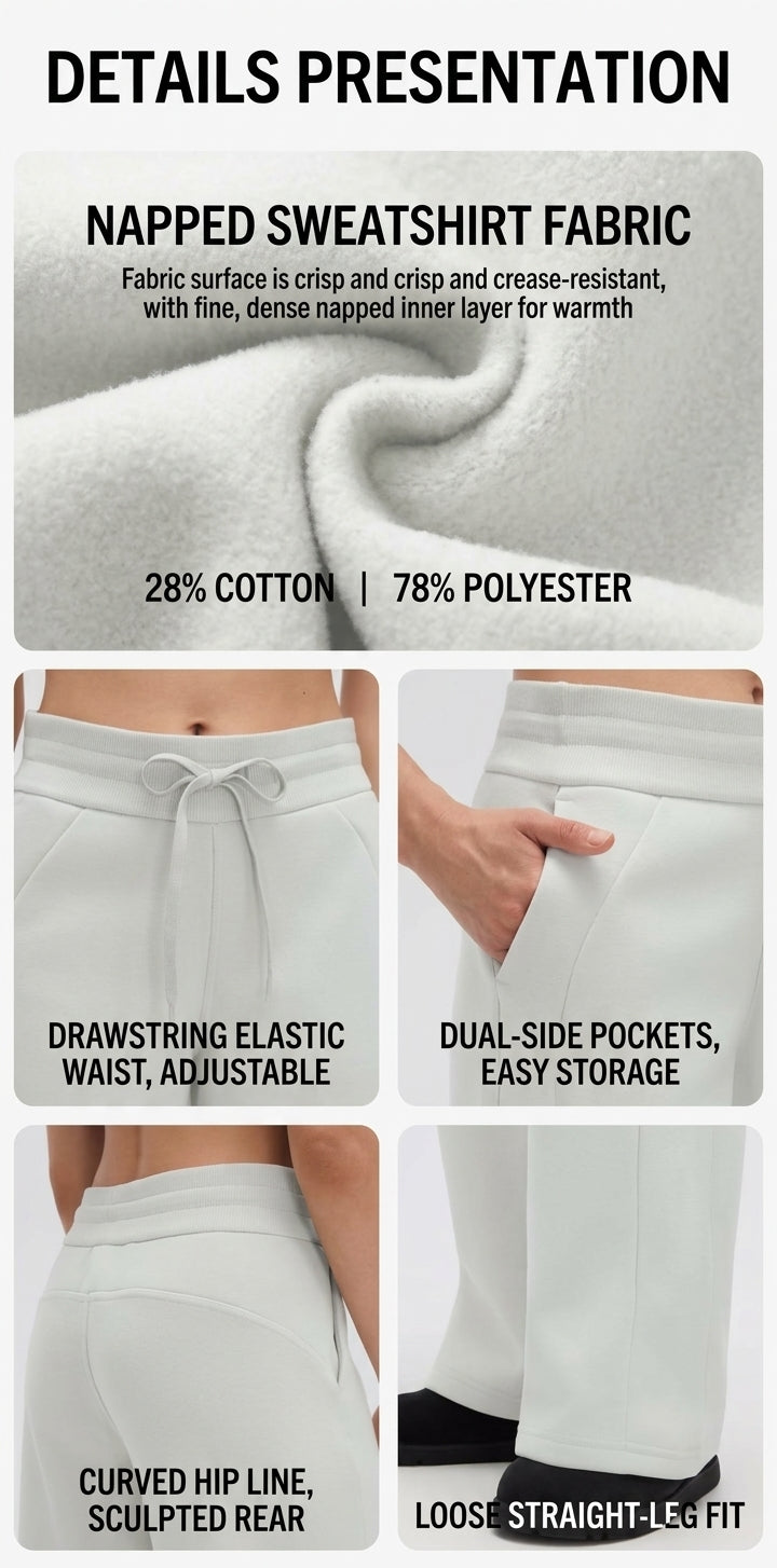 Fleece Lined Scuba Sweatpants