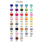 Personalized Name Knitted Sling Bag for Kids