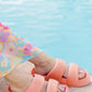 Dual Bands Thick Sole EVA Slippers