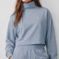 Women’s Wide-Leg Pants and Mock-Neck Top Set