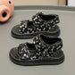 Children’s Glitter Ribbon Soft Soled Sandals