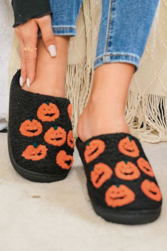 Halloween Pumpkin Slippers