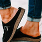 Solid Color Casual Loafers