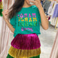 Sequin Mardi Gras T Shirt