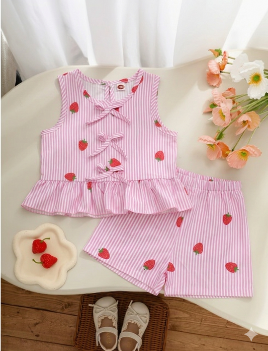 Strawberries and Bows set