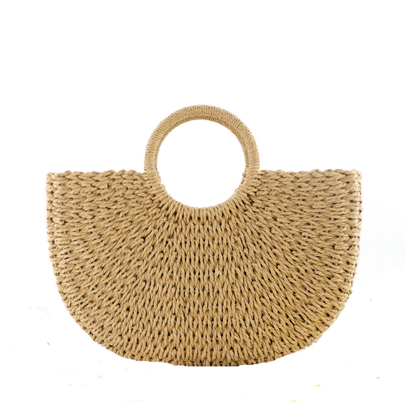 Large Straw Beach Bag - KOC