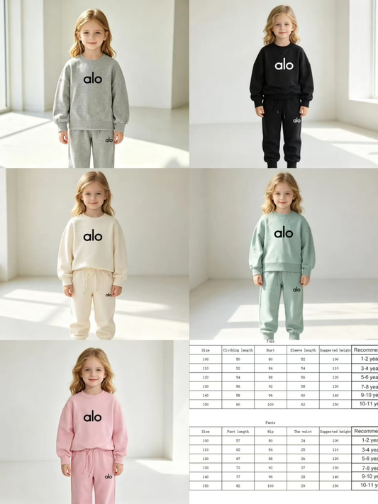 Sweatshirt & Jogger Two-Piece Lounge Set