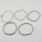 Silver Bracelet Stack