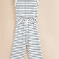 Casual Wide Leg 2pcs Pants Set
