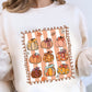 Fall Bow Pumpkin PNG Sublimation Graphic Sweatshirt