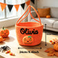 Custom Personalized LED Woven Rope Halloween Basket