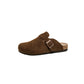 Classic Suede Cork Mules