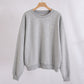 Cozy Basic Crewneck Pullover Sweatshirt