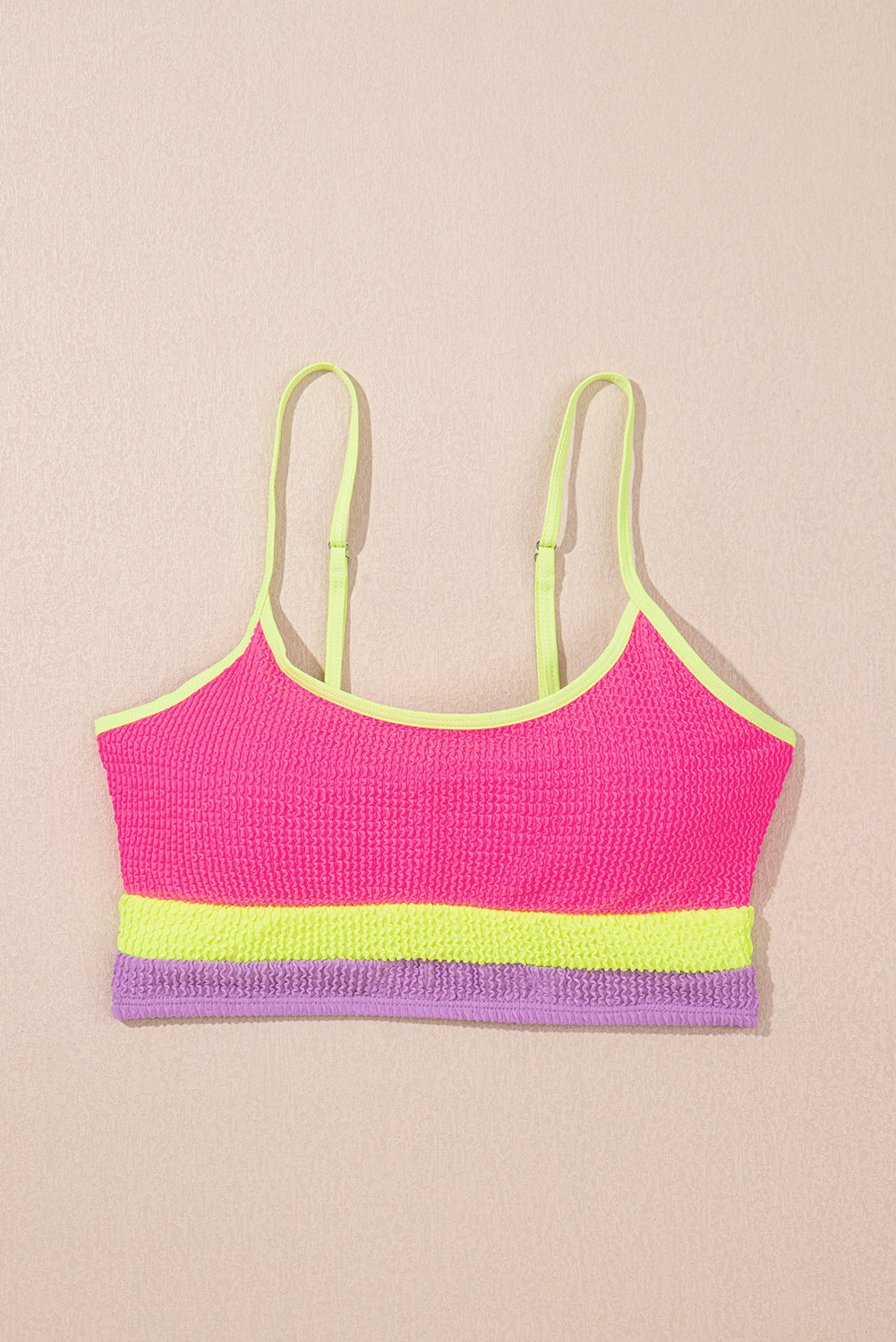 Color Block High Waisted Sexy Bikini Set