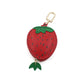 Fruit-Shaped Mini Coin Purse Keychain - Portable PU Leather Wallet & Bag Charm