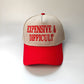 Expensive Difficult Embroidered Truck Hat