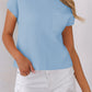 Pocket Ribbed Knit Sweater