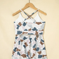 Camouflage Printed Cropped Tank Athleisure 2pcs Short Set