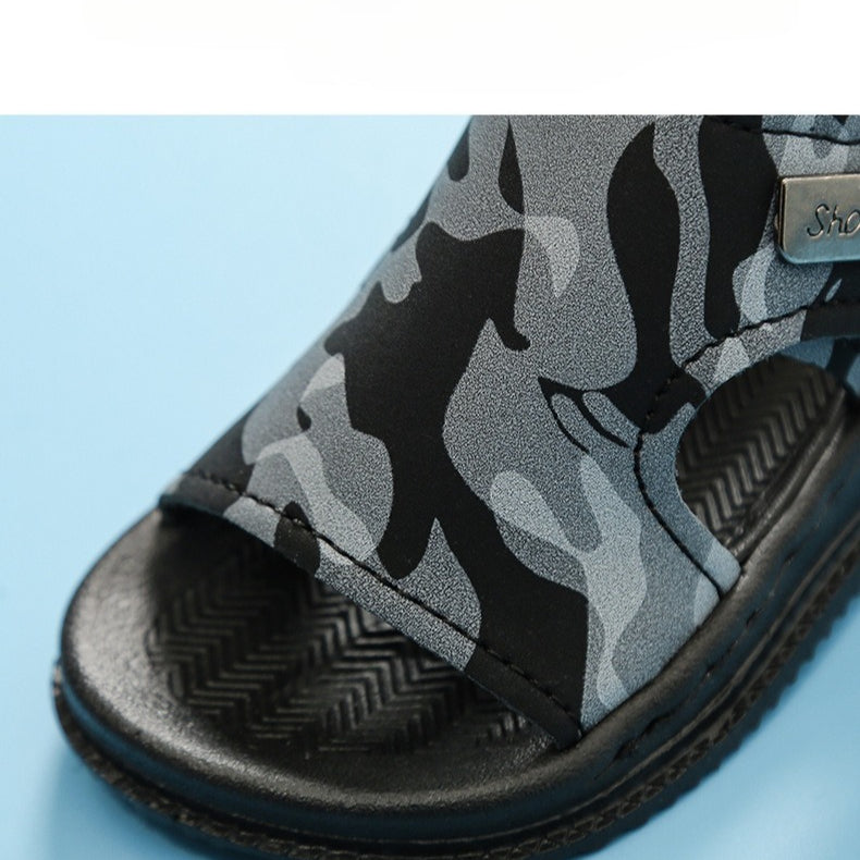 Children's Vagen Leather Beach Sandles