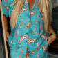 Cowgirl Country Print Pajamas Set