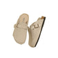 Classic Suede Cork Mules