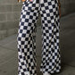 (Pre order/9.26)Checked High Waist Wide Leg Pants