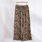 Polk Leopard Print Wide Leg Pants
