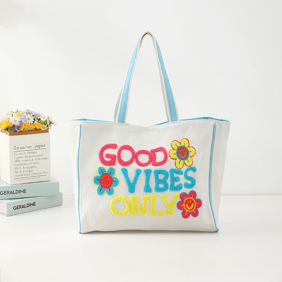 Large Capcity Chenille Tote Bag for Women