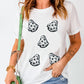 Playful Ghost Patched Cotton Blend T Shirt