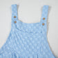 Checkered Pocketed High Waist Wide Leg Overall