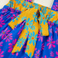Floral Colorblock Flutter Straps Flowy Tank Top