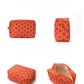 Custom Polka-Dot Color-Block Makeup Bag
