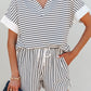 V Neck Tee and Casual Short Set
