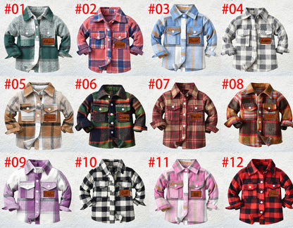 Kid's Name Flannel Jacket