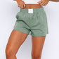 Summer Linen Casual Striped Shorts