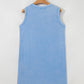 Mineral Wash Tank Mini Dress with Pockets