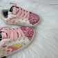 Floral Glitter Star Sneakers