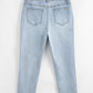 Mid Rise Ankle-Length Distressed Skinny Jeans