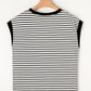 Chest Pocket Patch Round Neck Tank Top