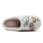 Embroidered Pattern Cowgirl Plush House Slippers