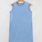 Mineral Wash Tank Mini Dress with Pockets
