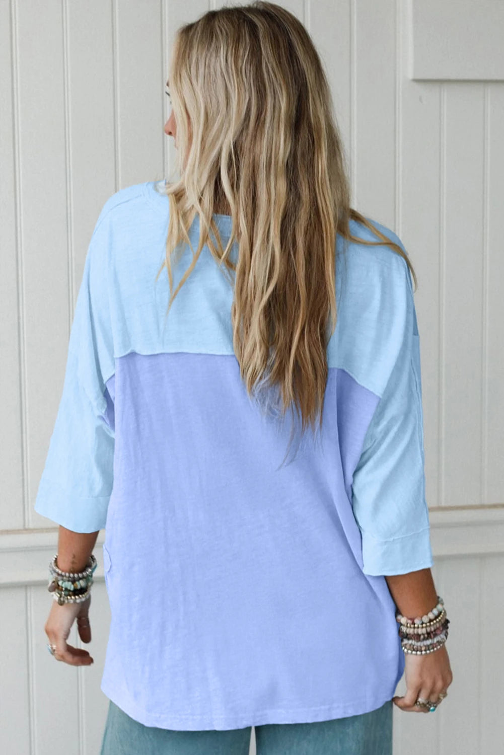 Seam Bracelet Sleeve Oversized T Shirt
