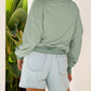Flower Patch Drop Shoulder Casual Top