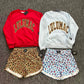 Sweatshirt and Patterned Shorts Set Collection